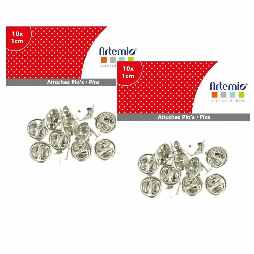 20 attache pin's métalliques