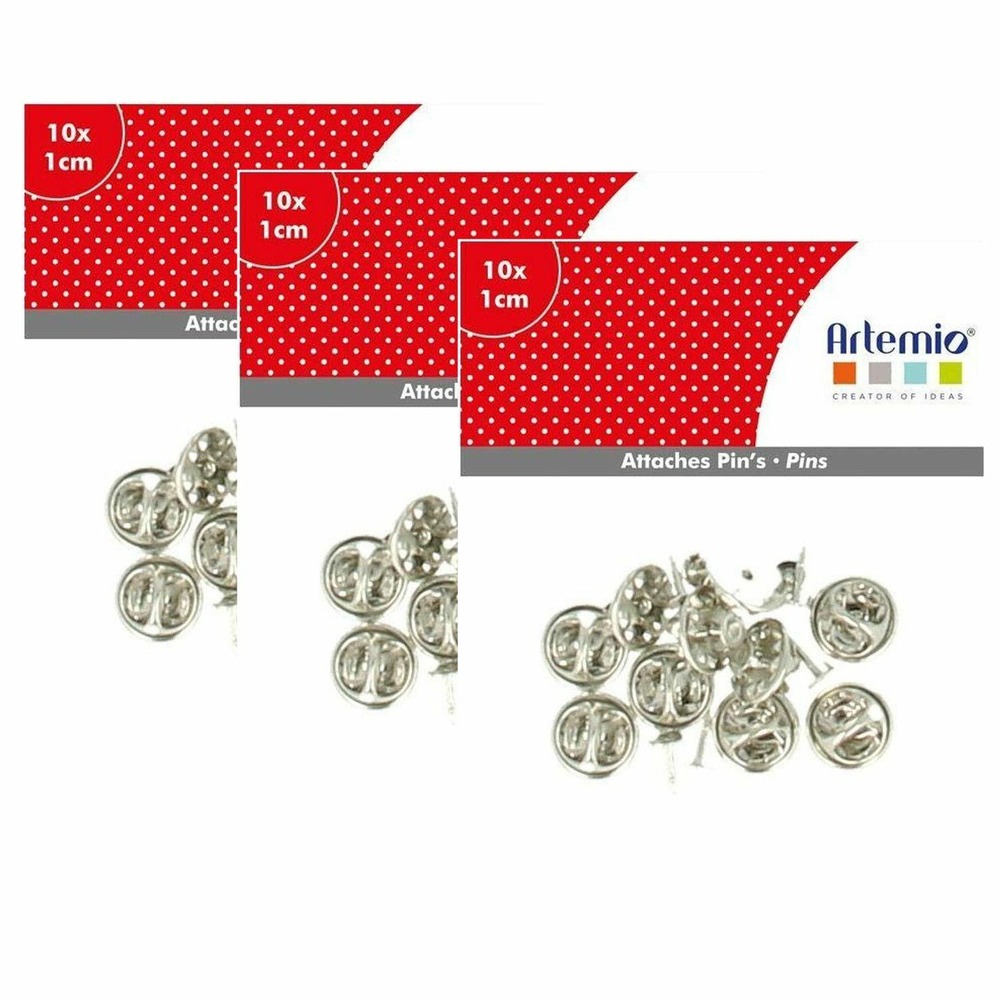 30 attache pin's métalliques