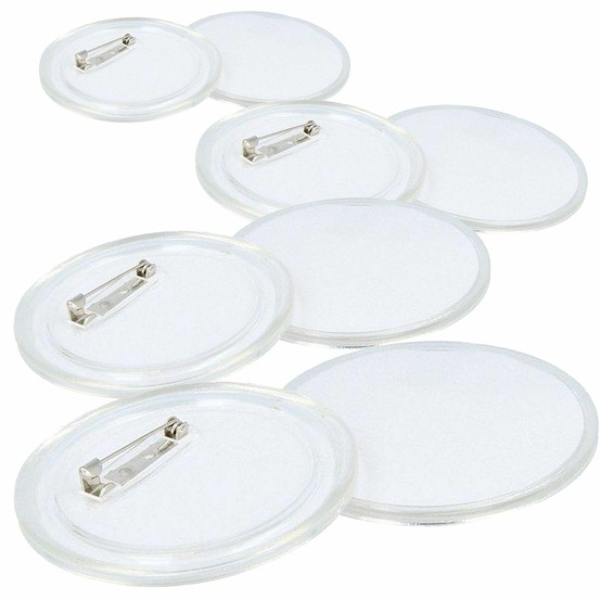 30 badges à personnaliser ø 6 cm