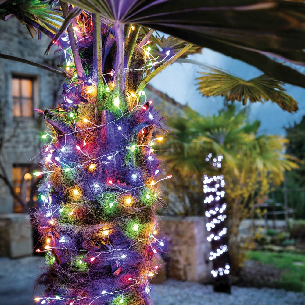 Guirlande microled - voie lactée multicolore - 600 - 240 microled - chromex