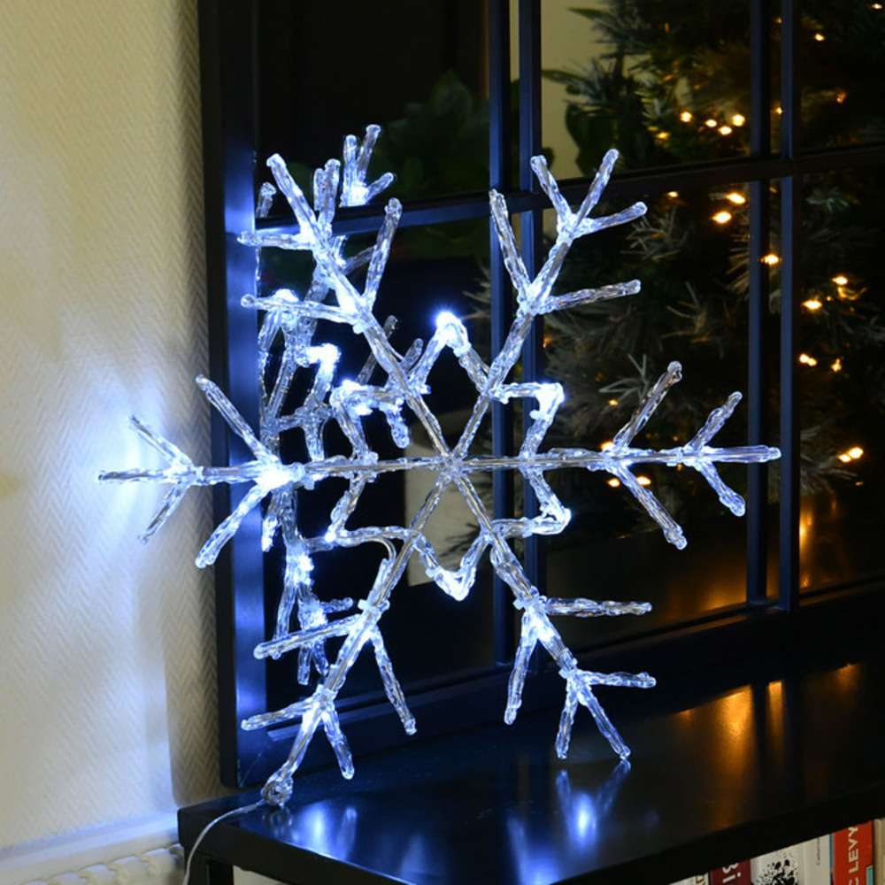 8 Pcs - Lumière De Glace LED, Glaçons Lumineux, Sensibles Au Toucher