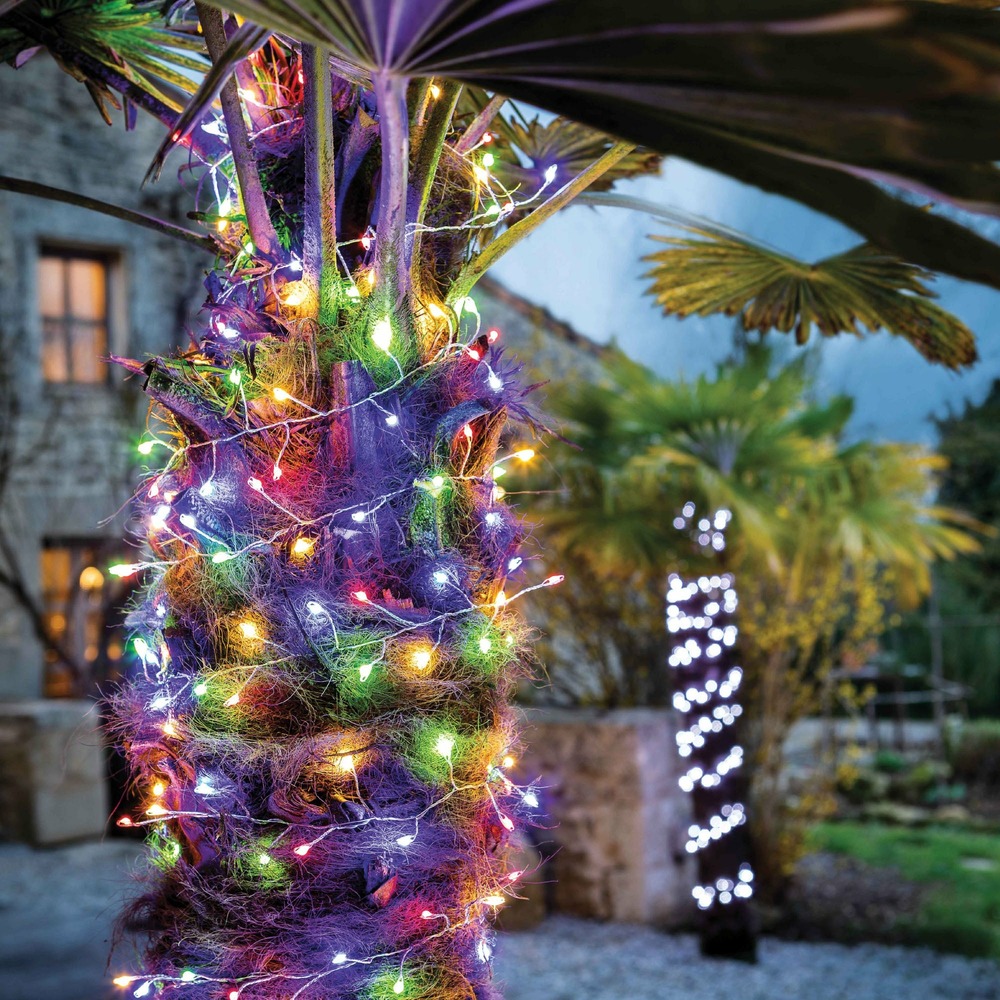 Guirlande microled - voie lactée multicolore - 300 - 120 microled - chromex