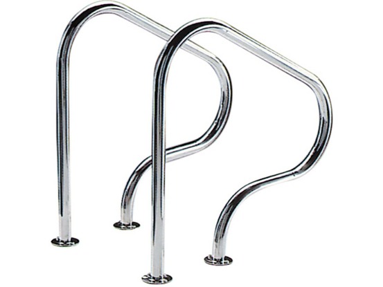 Sorties de bain pour piscine - 80 x 80 cm - inox - a visser