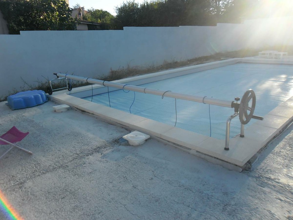 Enrouleur télescopique pour bâche à bulles eco roll - 4 m