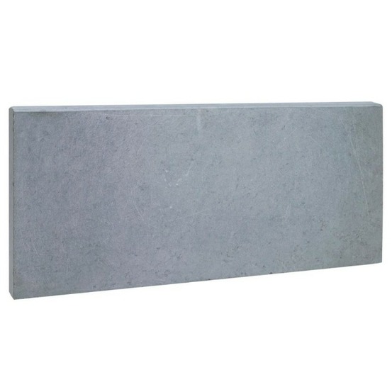 Bordure de jardin pierre bleue 50 x 23 x 3 cm - gris bleu (lot de 30)