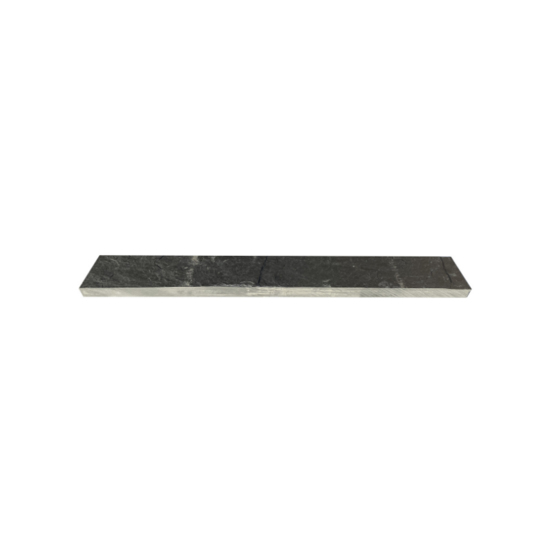 Bordure de jardin piquet ardoise clivée 80x10x3 cm - noir (lot de 20)