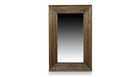 Miroir ancien rectangulaire vertical bois 64.5x5.5x99cm - marron