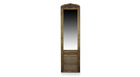 Miroir ancien rectangulaire vertical sur pied bois 48.5x5x170cm - marron