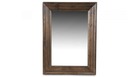 Miroir ancien rectangulaire vertical bois 58x4.5x78.5cm - marron