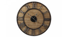 Grande horloge ancienne fer forgé bois 80cm - marron