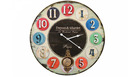 Horloge ancienne balancier dupont & allardet 58cm - bois - multicolore