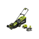 Tondeuse ryobi - ry18lmx40a-150 - 18v one+ brushless - coupe 40 cm - 1 batterie 5.0ah - 1 chargeur