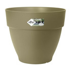Pot de fleurs rond vibia - plastique réservoir - ø35 - vert