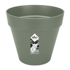 Pot de fleurs rond loft urban - plastique réservoir - ø30 - vert