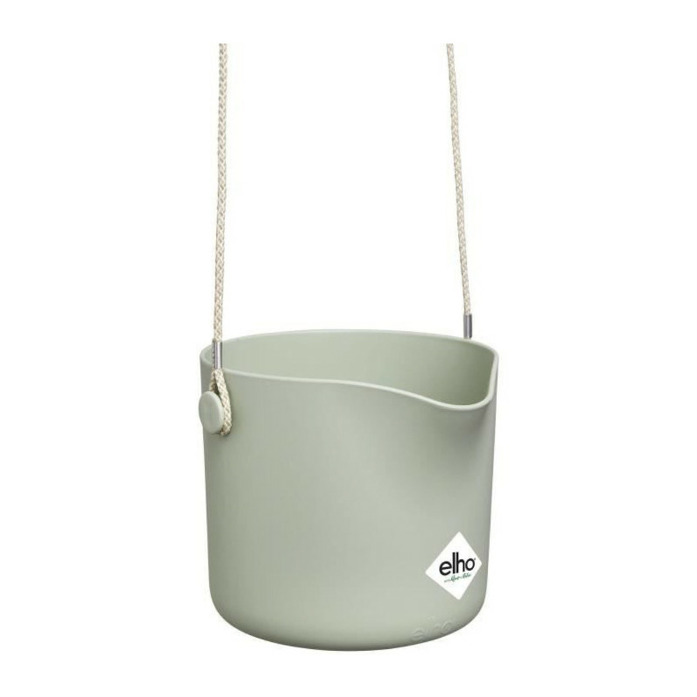 Pot de fleurs rond b.for - plastique - ø 18 - vert