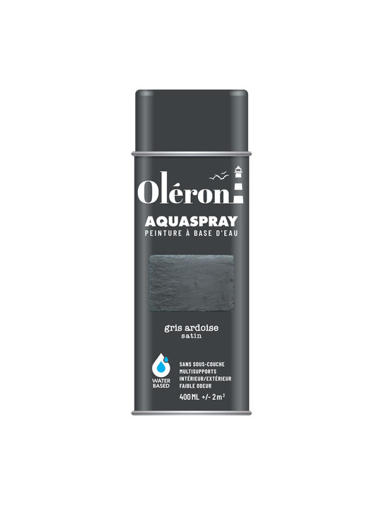 Aérosol technima aquaspray oléron gris ardoise satiné 400ml - technima