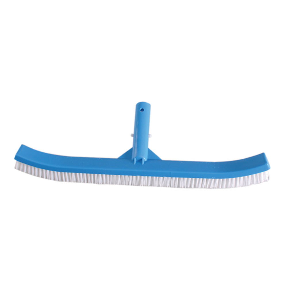 Brosse pour piscine avec clip de fixation, convient pour le nettoyage des parois, des carreaux et des sols.