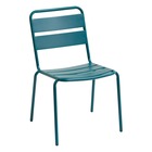 Chaise de jardin empilable phuket bleu canard