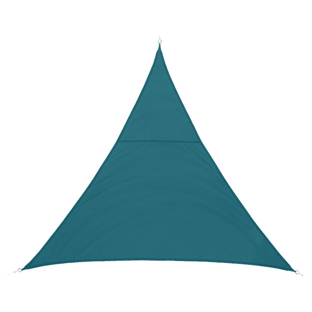 Voile d'ombrage triangulaire shae bleu canard