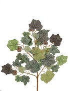 Branche de feuilles de vigne artificielle très couvrante h 63 cm automne - dimha