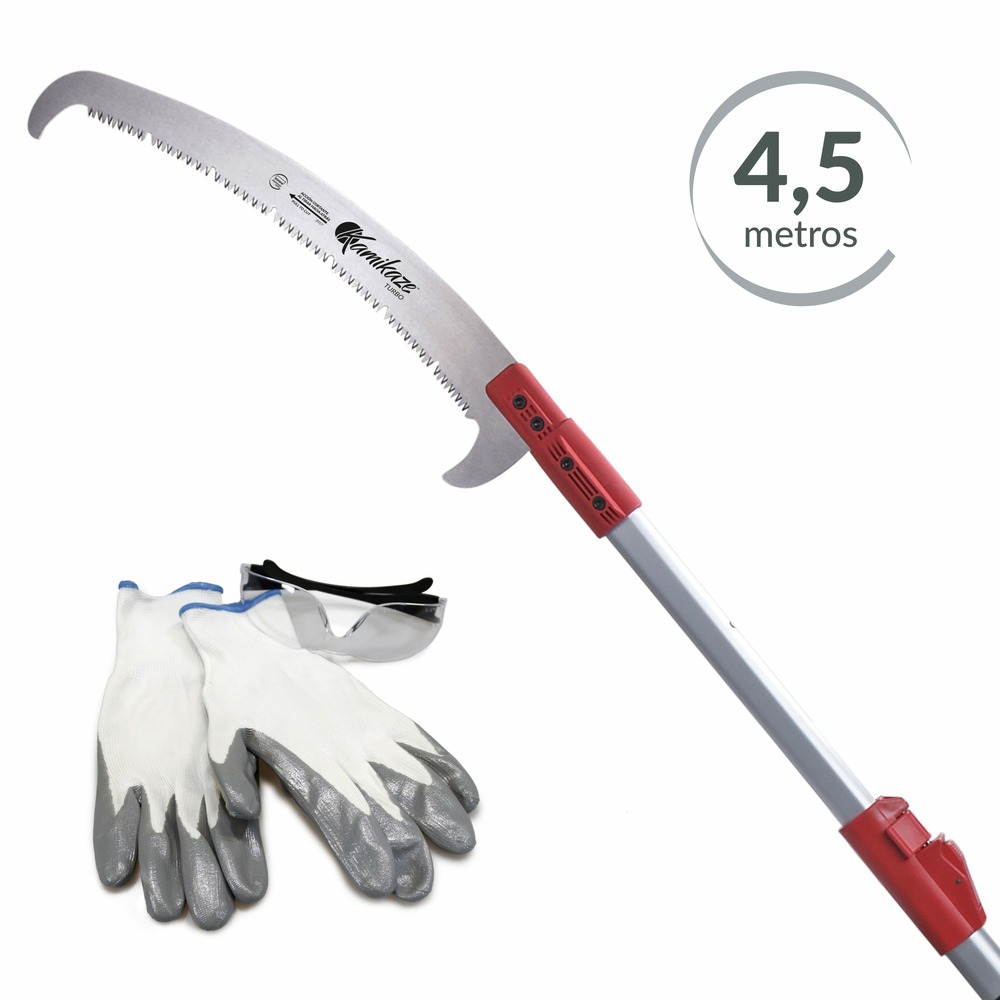 360-BH scie télescopique 4,5 mètres. Scie télescopique avec poignée ergonomique et légère.