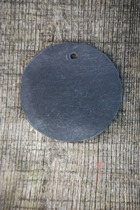 Étiquette ardoise ronde taille étiquette - ardoise ronde 9 cm