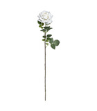 Fleur artificielle tige de rose velours h 83 cm