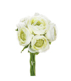Bouquet de fleurs artificielles 6 renoncules d. 12 x h. 25 cm