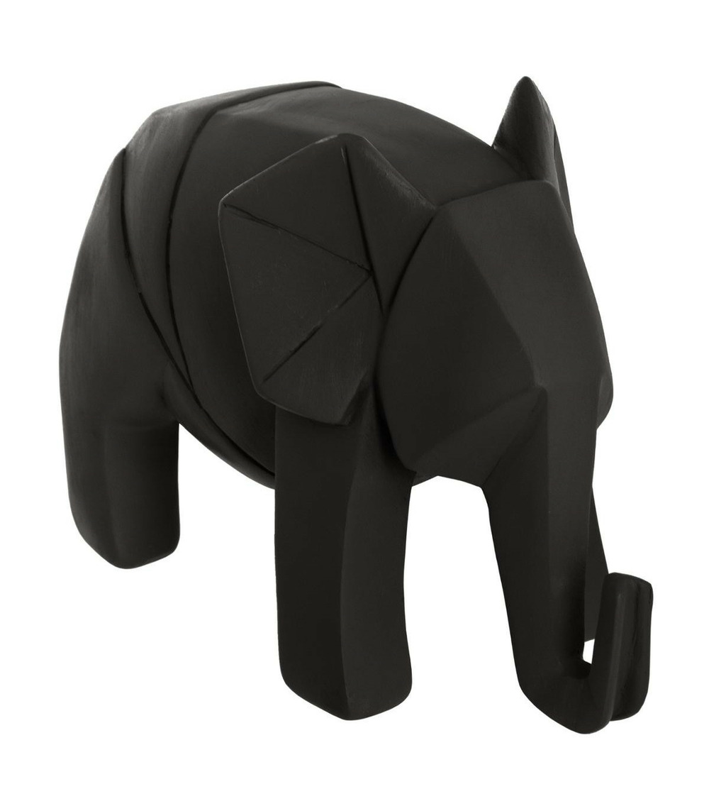 Objet décoratif éléphant origami en résine l 18.5 cm