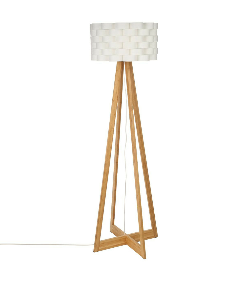 Lampadaire en bambou h 150 cm