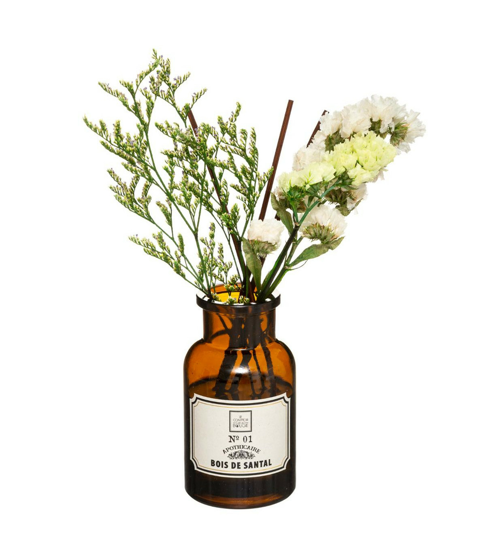 Diffuseur de parfum avec fleurs séchées 100 ml