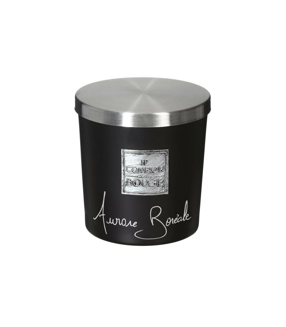 Bougie parfumée aurore boréale pot en verre 130 g