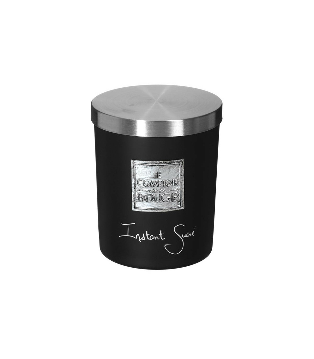 Bougie parfumée instant sucré pot en verre 210g