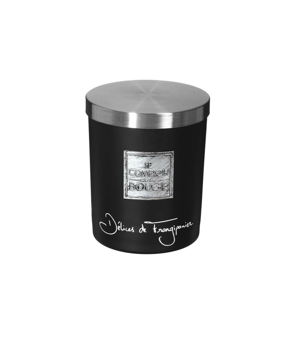 Bougie parfumée délice de frangipanier pot en verre 210g