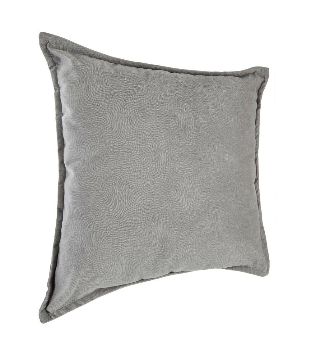 Coussin déhoussable gris clair 45 x 45 cm