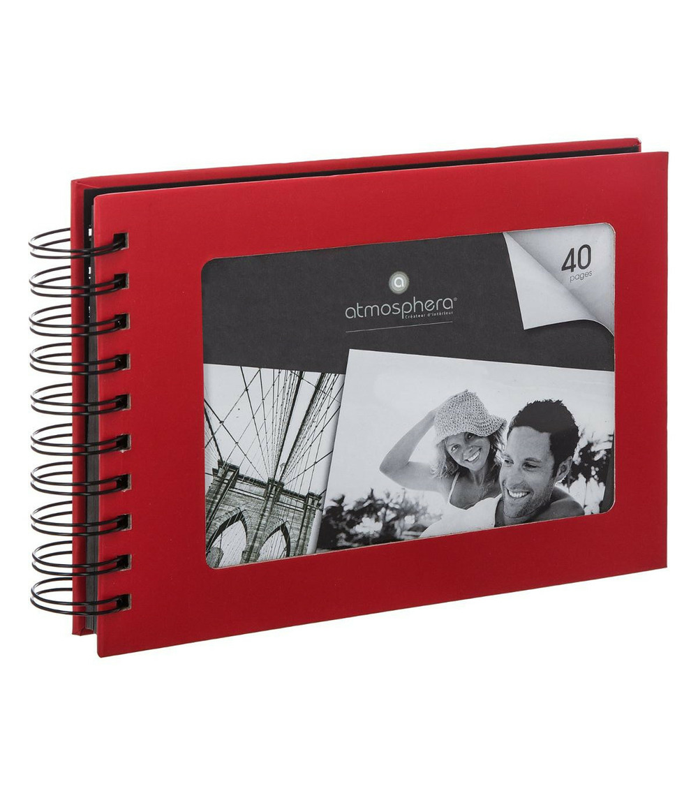 Album photo à spirales pour 80 photos