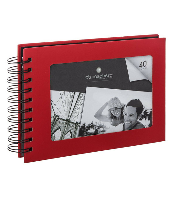 Album photo à spirales pour 80 photos