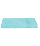 Drap de bain en coton bleu aqua tissu éponge 100 x 150 cm