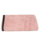 Drap de bain en coton rose tissu éponge 70 x 130 cm