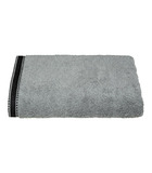 Drap de bain en coton gris foncé tissu éponge 70 x 130 cm