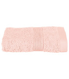 Serviette de toilette en coton rose tissu éponge 30 x 50 cm