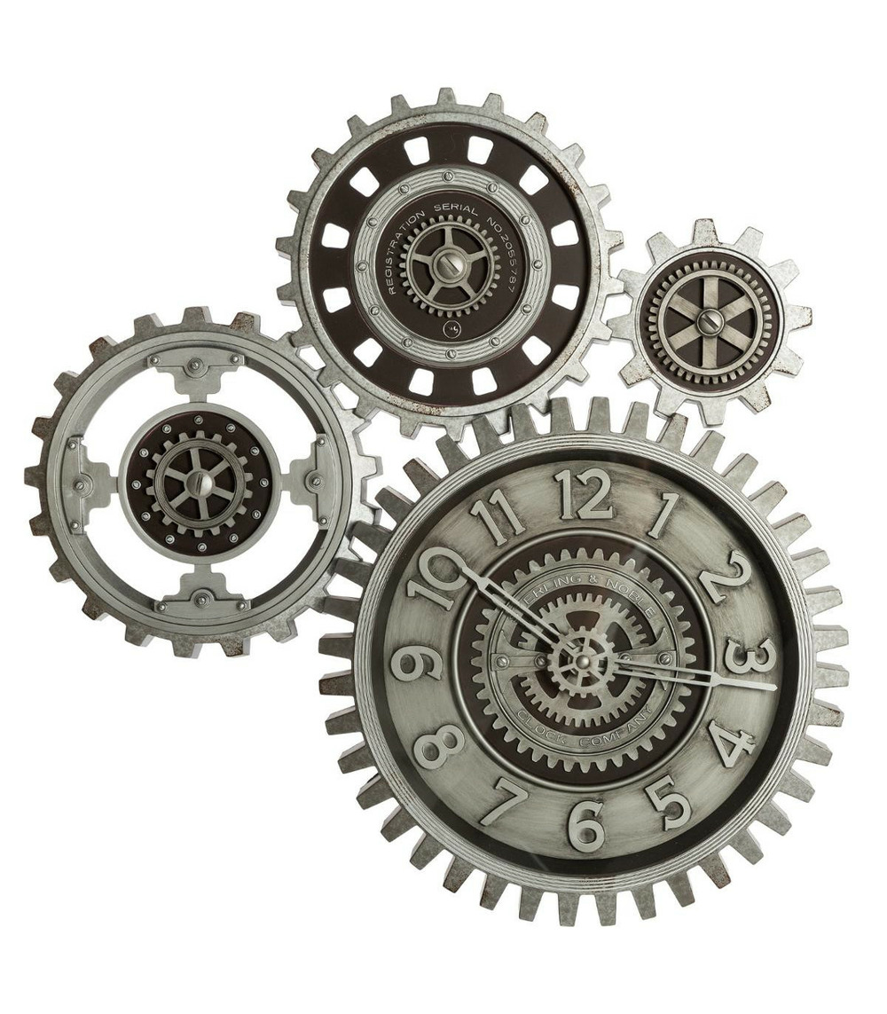 Pendule murale multi-mécanisme 57 x 58 cm