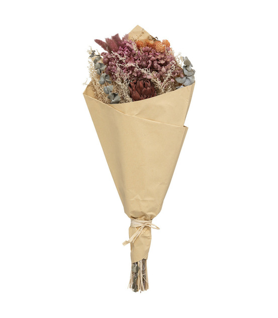 Bouquet de fleurs séchées d. 20 x h. 50 cm