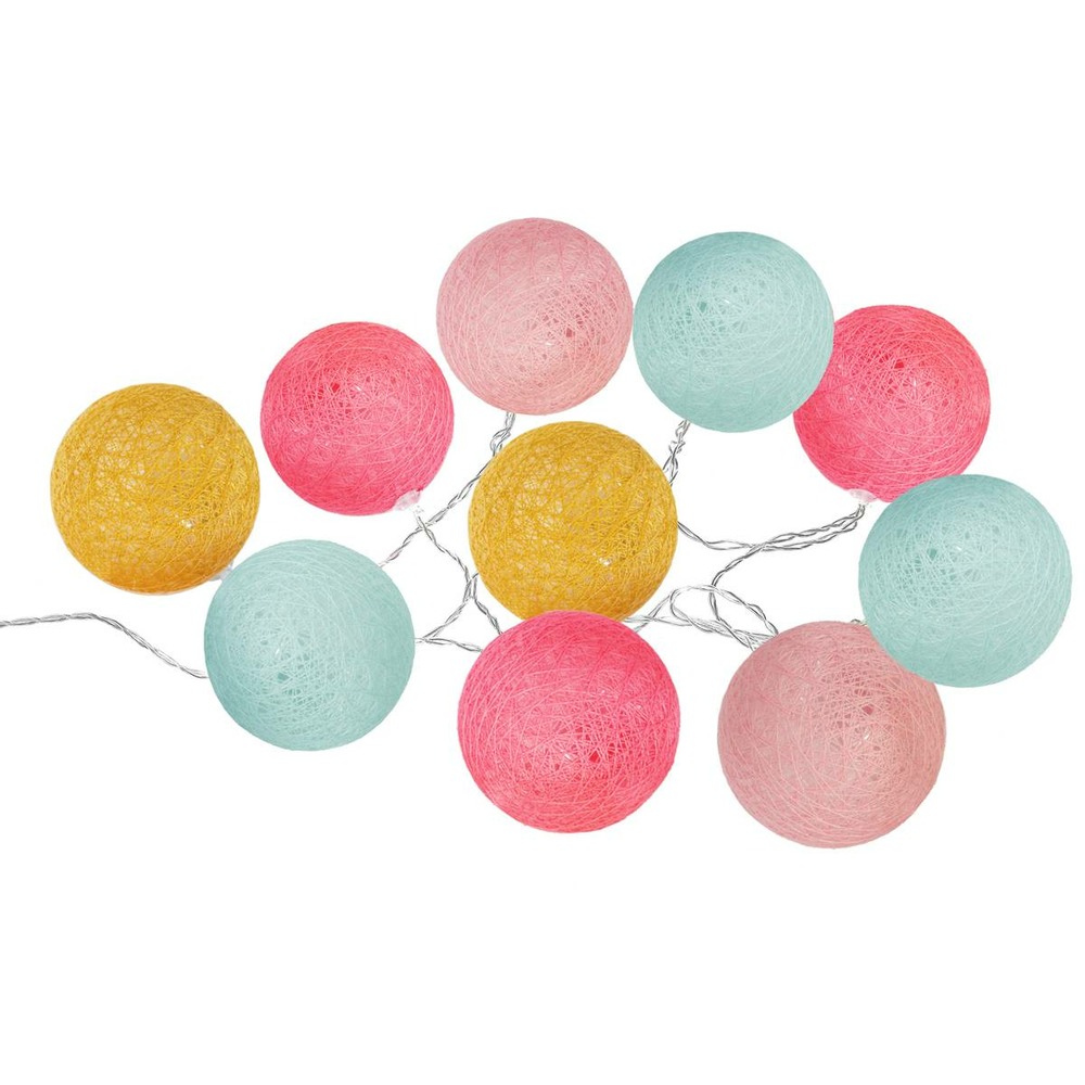 Guilande led solaire 10 boules d6