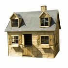 Maisonnette avec mezzanine en bois  de 3.88m². Coquelicot -  cabane en pin autoclave