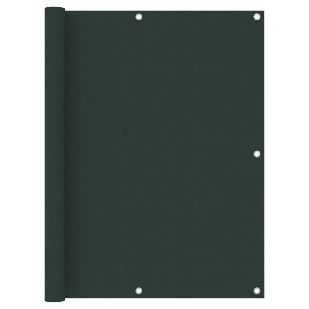 Écran de balcon vert foncé 120x300 cm tissu oxford