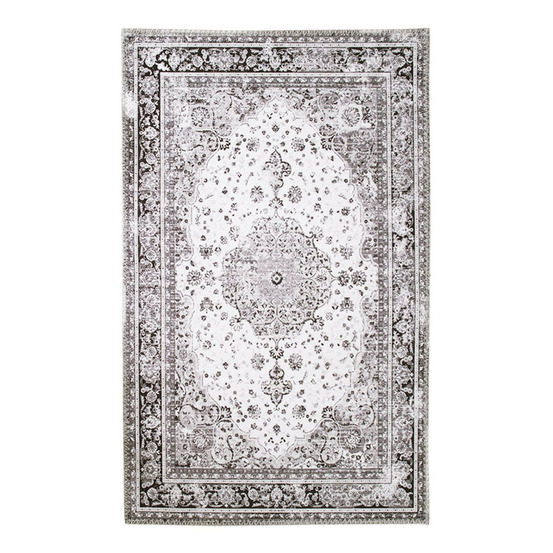 Tapis noir et blanc 200 x 300 cm