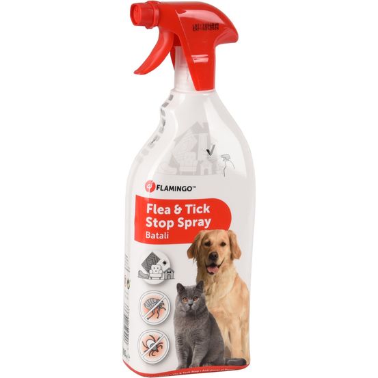 Antiparasitaire puces et tiques pour habitat tapis et panier 800 ml