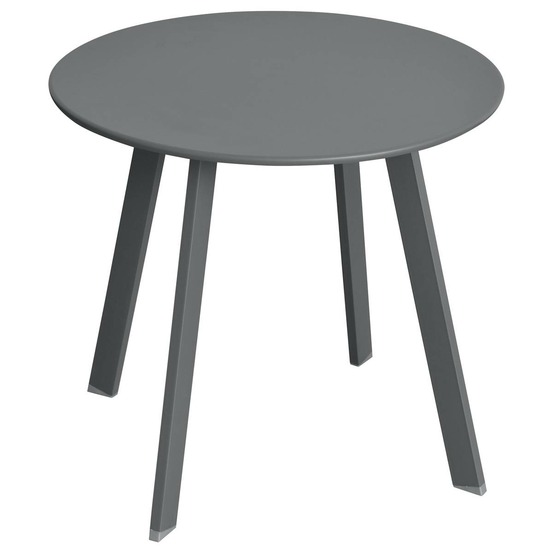 Table d'appoint ronde ''saona'' d50cm en acier - hespéride