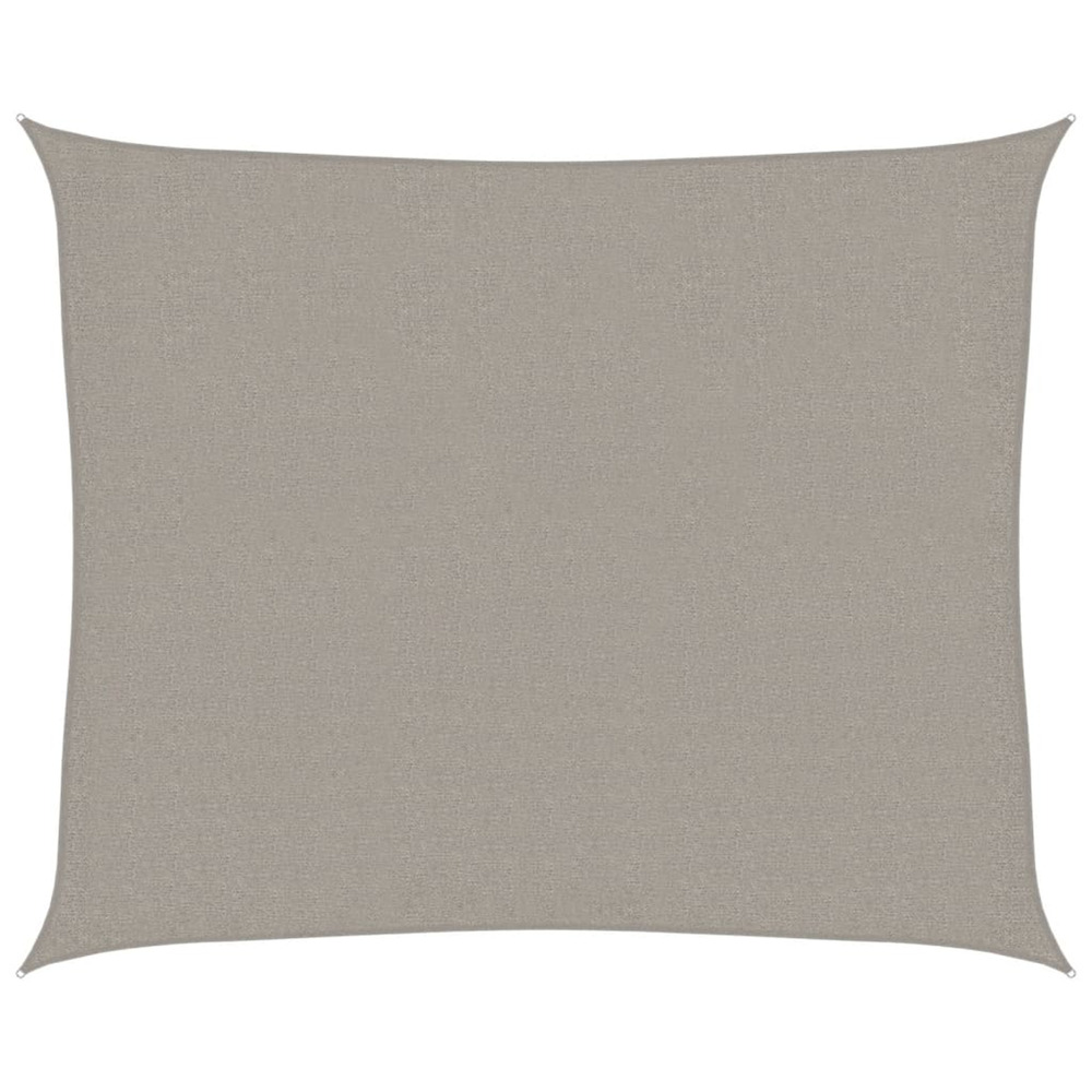 Voile d'ombrage 160 g/m² rectangulaire gris clair 2,5x3 m pehd